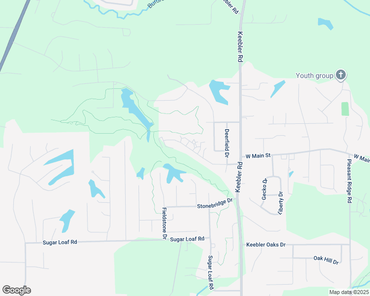 map of restaurants, bars, coffee shops, grocery stores, and more near 7627 Stonebridge Golf Drive in Maryville