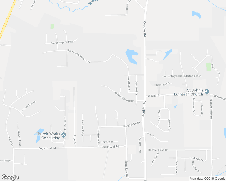 map of restaurants, bars, coffee shops, grocery stores, and more near 7620 Stonebridge Golf Drive in Maryville