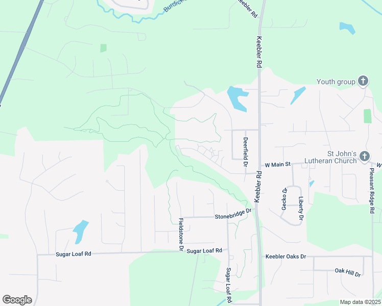 map of restaurants, bars, coffee shops, grocery stores, and more near 7661 Stonebridge Golf Drive in Maryville