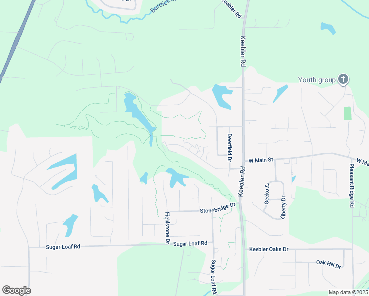 map of restaurants, bars, coffee shops, grocery stores, and more near 7627 Stonebridge Golf Drive in Maryville