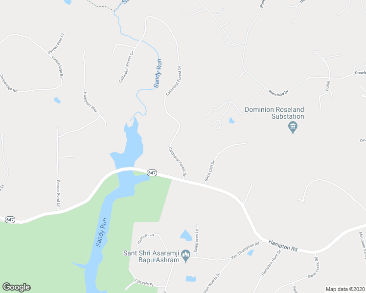 map of restaurants, bars, coffee shops, grocery stores, and more near 8601 Cathedral Forest Drive in Fairfax Station