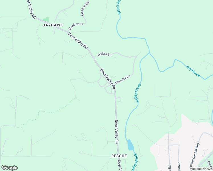 map of restaurants, bars, coffee shops, grocery stores, and more near 4900 Deer Valley Road in Rescue