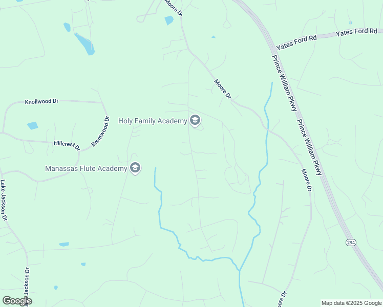 map of restaurants, bars, coffee shops, grocery stores, and more near Pineview Road in Prince William County
