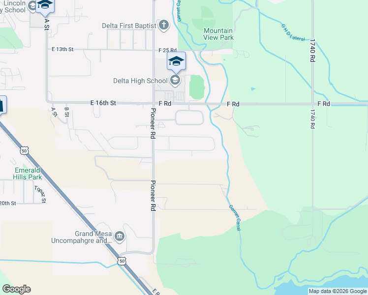 map of restaurants, bars, coffee shops, grocery stores, and more near 1454 Criterion Street in Delta