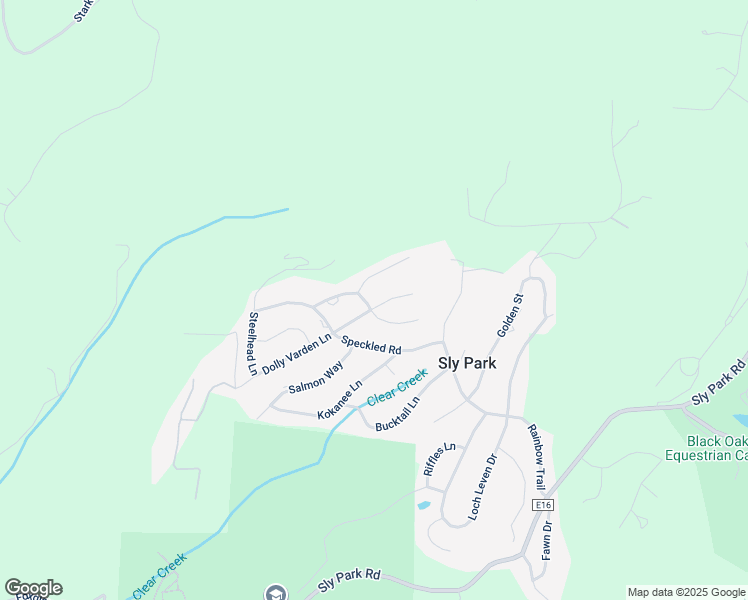 map of restaurants, bars, coffee shops, grocery stores, and more near 6284 Greyling Way in Pollock Pines