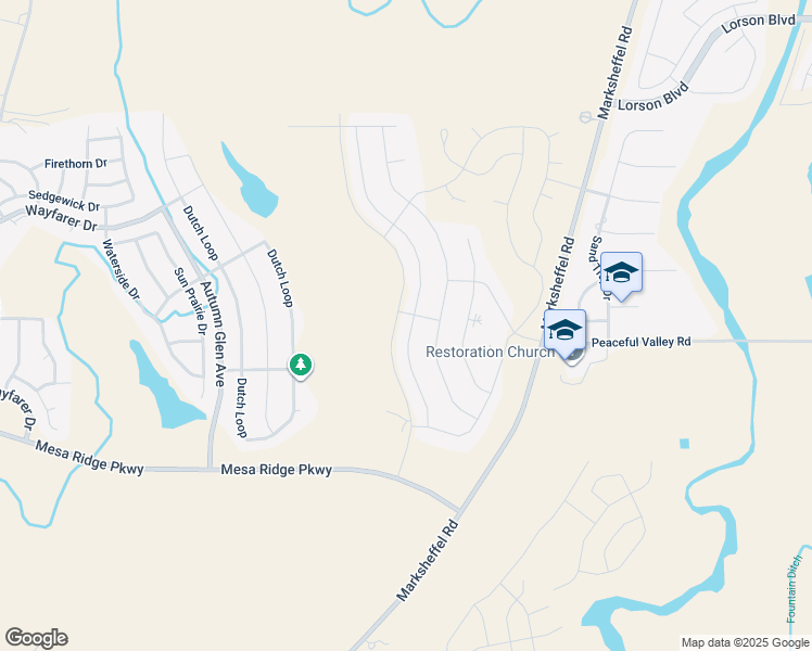 map of restaurants, bars, coffee shops, grocery stores, and more near 7422 Bigtooth Maple Drive in Colorado Springs