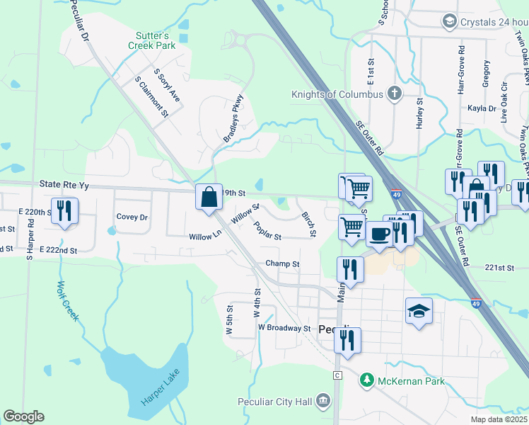 507 Willow Street, Peculiar MO Walk Score