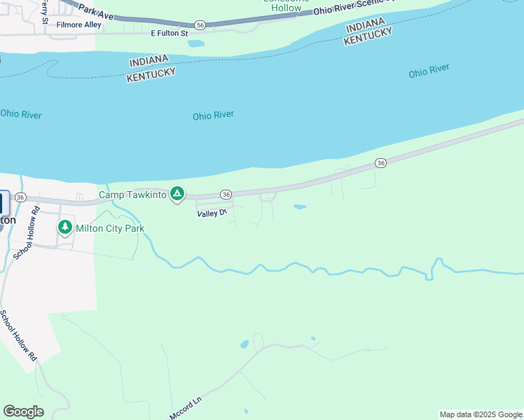 map of restaurants, bars, coffee shops, grocery stores, and more near Richwood Road in Milton