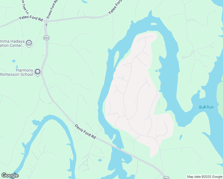 map of restaurants, bars, coffee shops, grocery stores, and more near 10652 Big Oak Circle in Manassas