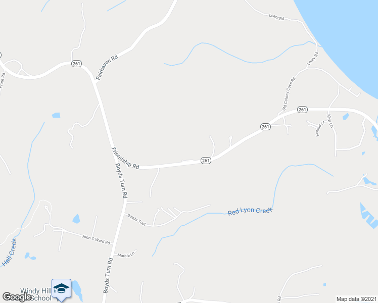 map of restaurants, bars, coffee shops, grocery stores, and more near 448 Friendship Road in Friendship
