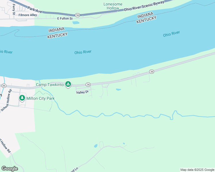 map of restaurants, bars, coffee shops, grocery stores, and more near Richwood Road in Milton