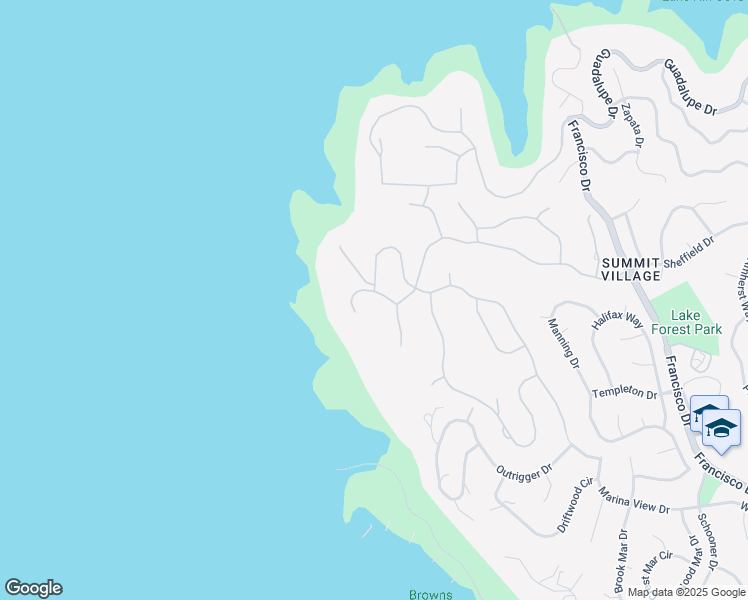 map of restaurants, bars, coffee shops, grocery stores, and more near 2558 Montgomery Place in El Dorado Hills
