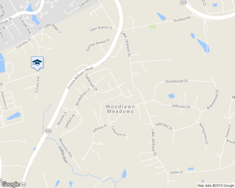 map of restaurants, bars, coffee shops, grocery stores, and more near 10604 Berry Orchard Court in Manassas