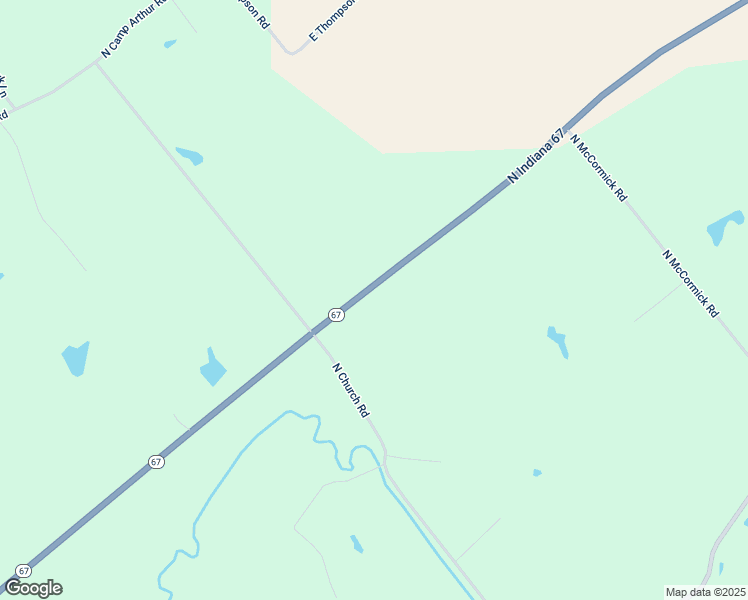 map of restaurants, bars, coffee shops, grocery stores, and more near 3378 Indiana 67 in Vincennes
