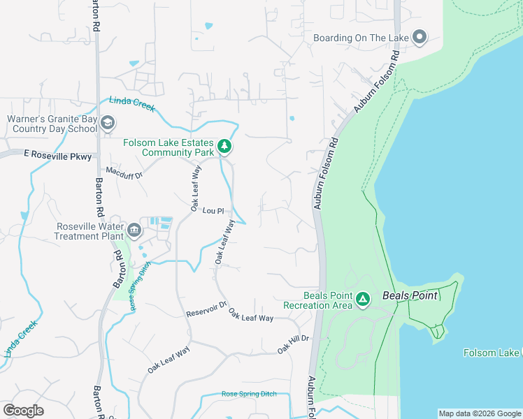 map of restaurants, bars, coffee shops, grocery stores, and more near 6565 Edward Court in Granite Bay
