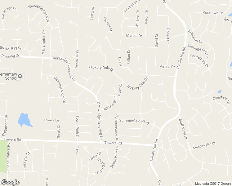 map of restaurants, bars, coffee shops, grocery stores, and more near 764 Oak Leaf Bluff Drive in Weldon Spring