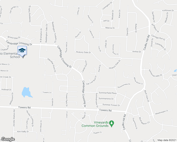 map of restaurants, bars, coffee shops, grocery stores, and more near 30 Oak Leaf Branch Court in Saint Charles