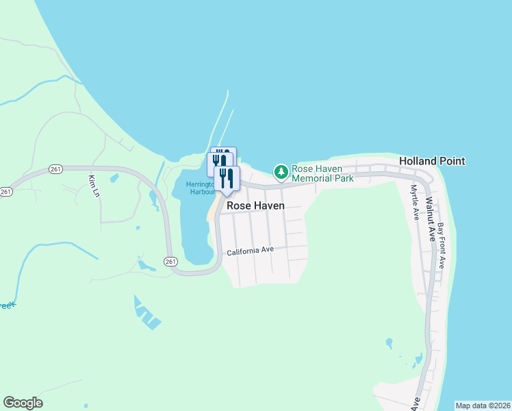 map of restaurants, bars, coffee shops, grocery stores, and more near in Tracys Landing