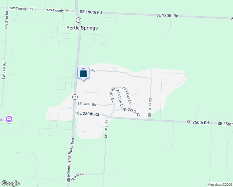 map of restaurants, bars, coffee shops, grocery stores, and more near 228 Hilltop Drive in Warrensburg