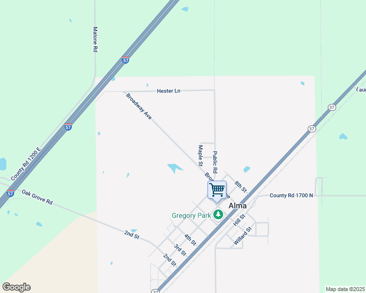 map of restaurants, bars, coffee shops, grocery stores, and more near 509 Broadway Avenue in Salem