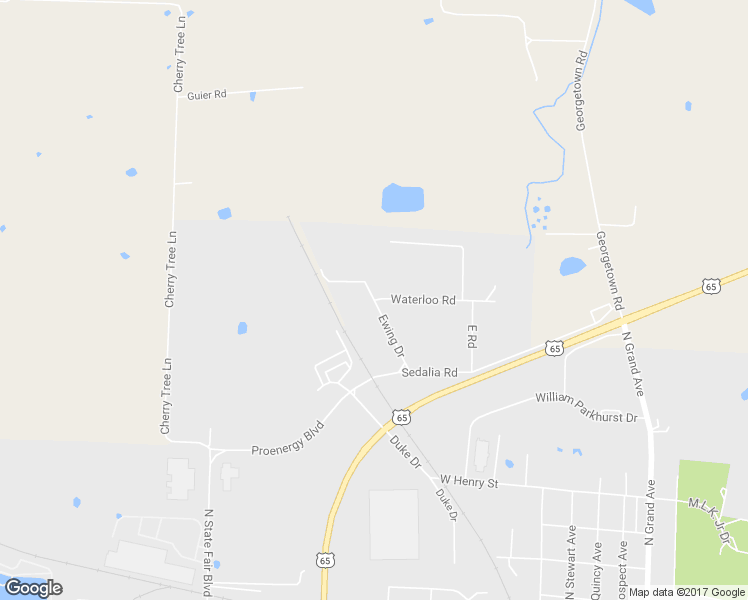 map of restaurants, bars, coffee shops, grocery stores, and more near 1599 Ewing Drive in Sedalia