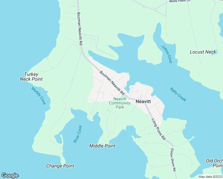 map of restaurants, bars, coffee shops, grocery stores, and more near 6394 Bozman Neavitt Road in Neavitt