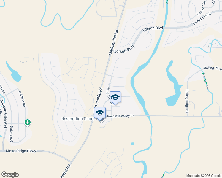 map of restaurants, bars, coffee shops, grocery stores, and more near 9510 Blue Grass Place in Colorado Springs