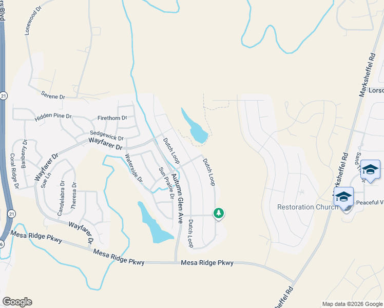 map of restaurants, bars, coffee shops, grocery stores, and more near 7448 Bonterra Lane in Colorado Springs