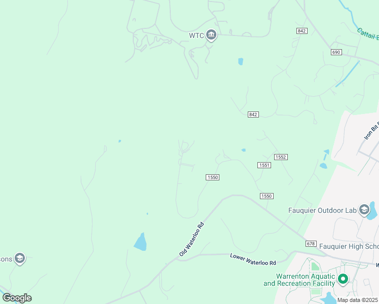 map of restaurants, bars, coffee shops, grocery stores, and more near 7978 Wellington Drive in Warrenton