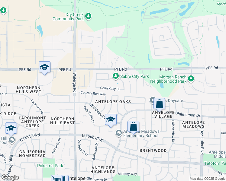 map of restaurants, bars, coffee shops, grocery stores, and more near 420 Colin Kelly Drive in Roseville