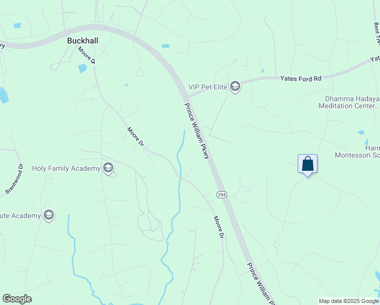 map of restaurants, bars, coffee shops, grocery stores, and more near 10413 Mount Vernon Drive in Manassas