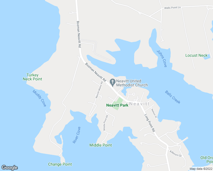 map of restaurants, bars, coffee shops, grocery stores, and more near 6412 Bozman Neavitt Road in Neavitt