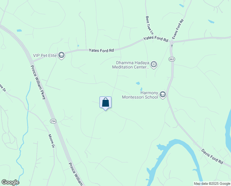 map of restaurants, bars, coffee shops, grocery stores, and more near 10319 Bear Creek Drive in Manassas