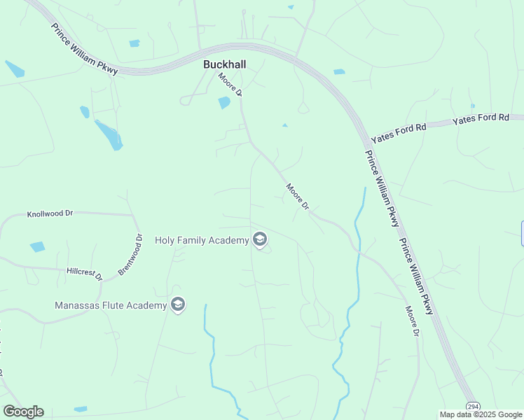 map of restaurants, bars, coffee shops, grocery stores, and more near 10500 Pineview Road in Manassas