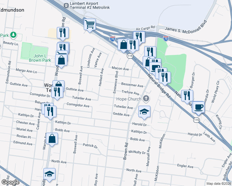 map of restaurants, bars, coffee shops, grocery stores, and more near 9036 Trefore Avenue in Berkeley