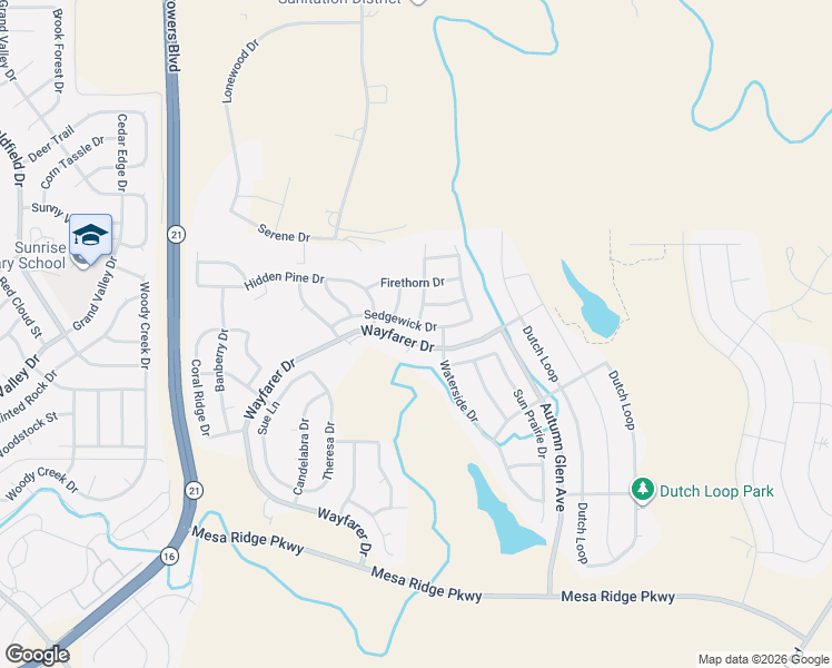 map of restaurants, bars, coffee shops, grocery stores, and more near 8339 Sedgewick Drive in Colorado Springs