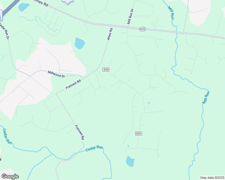 map of restaurants, bars, coffee shops, grocery stores, and more near 6063 Greenpark Lane in Warrenton