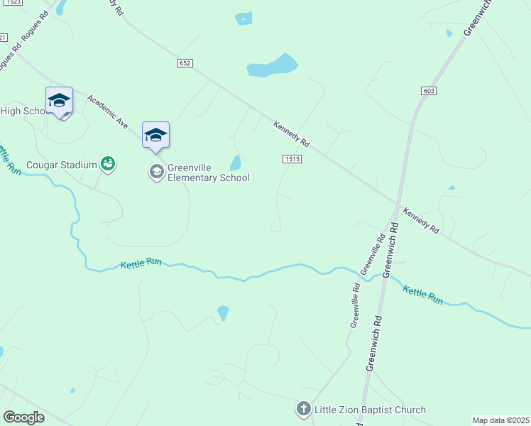 map of restaurants, bars, coffee shops, grocery stores, and more near 7412 Kettle Ridge Drive in Nokesville