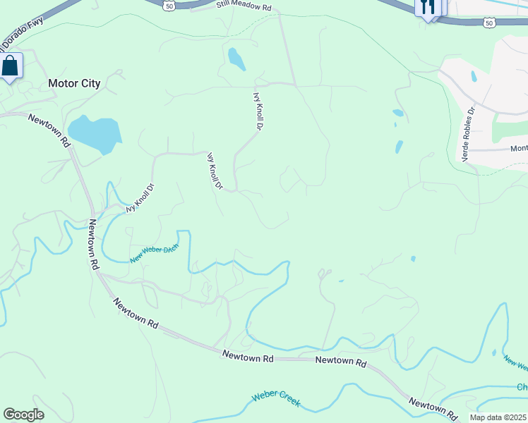 map of restaurants, bars, coffee shops, grocery stores, and more near 3261 Blue Rhapsody Ln. in Placerville