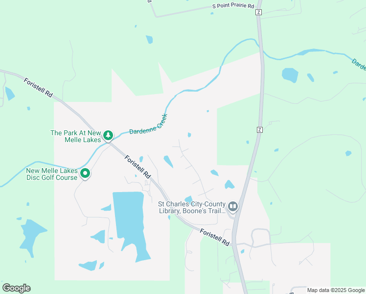 map of restaurants, bars, coffee shops, grocery stores, and more near 240 Fiddlecreek Ridge Road in Wentzville