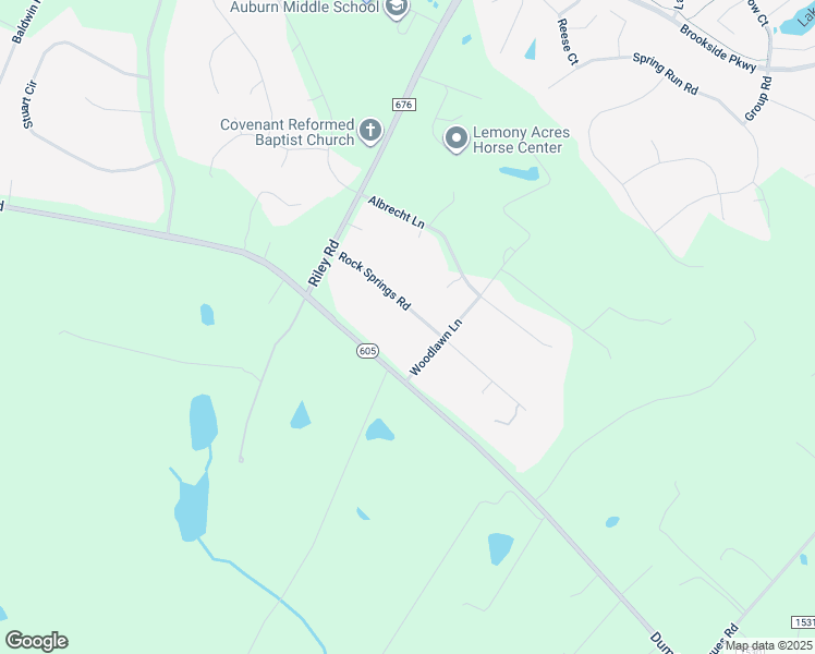 map of restaurants, bars, coffee shops, grocery stores, and more near 5113 Rock Springs Road in Warrenton