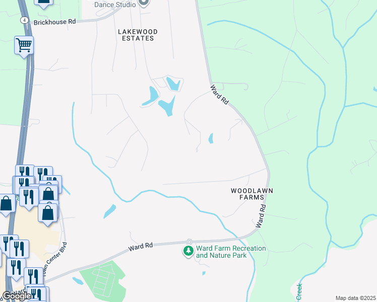map of restaurants, bars, coffee shops, grocery stores, and more near 2150 Welchpoole Court in Dunkirk