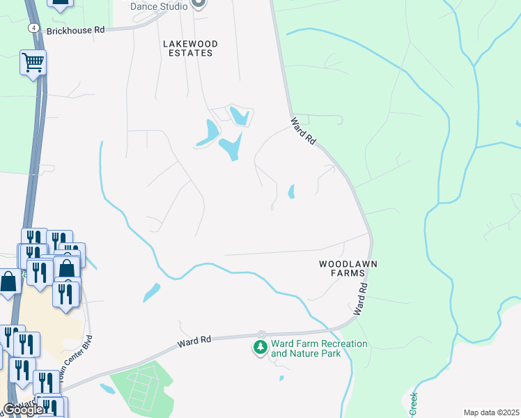 map of restaurants, bars, coffee shops, grocery stores, and more near 2150 Welchpoole Court in Dunkirk