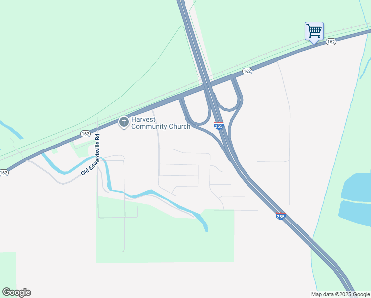 map of restaurants, bars, coffee shops, grocery stores, and more near 535 Somerset Drive in Granite City