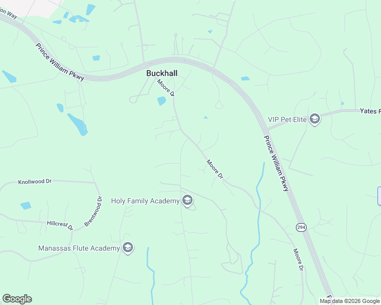 map of restaurants, bars, coffee shops, grocery stores, and more near 10449 Pineview Rd in Manassas