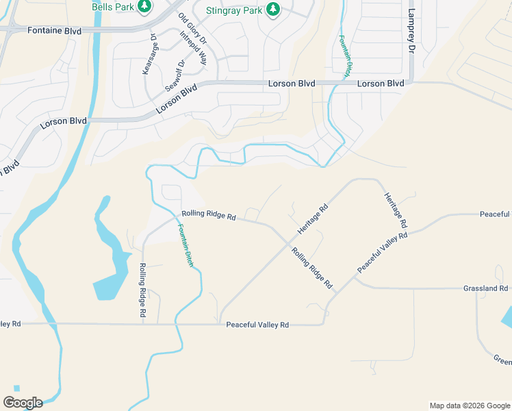map of restaurants, bars, coffee shops, grocery stores, and more near 10420 Rolling Ridge Road in Colorado Springs