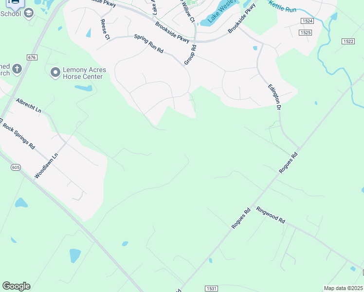 map of restaurants, bars, coffee shops, grocery stores, and more near 4500 Canter Lane in Warrenton