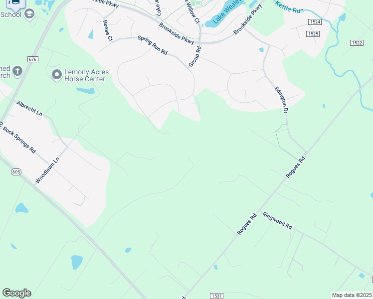 map of restaurants, bars, coffee shops, grocery stores, and more near 4500 Canter Lane in Warrenton