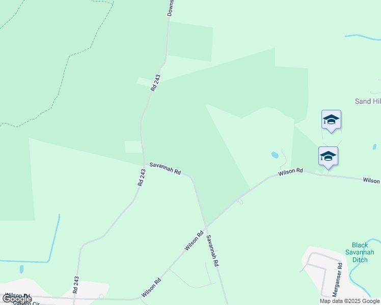 map of restaurants, bars, coffee shops, grocery stores, and more near 20804 Wilson Road in Georgetown