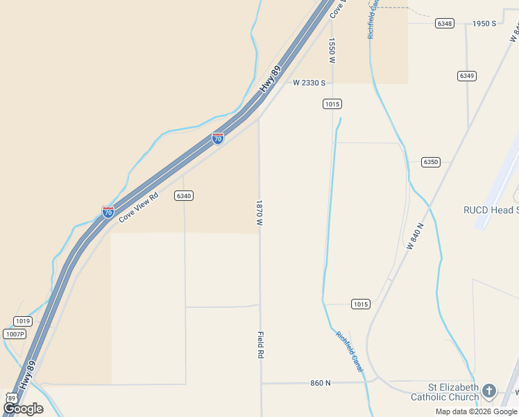map of restaurants, bars, coffee shops, grocery stores, and more near 1870 West in Richfield